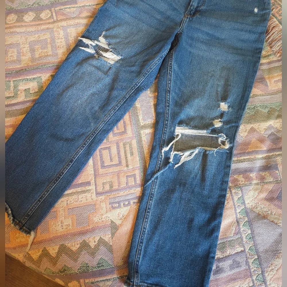 Abercrombie and Fitch The Ankle Straight Ultra High Rise Jeans Size 30 Regular - Picture 3 of 6